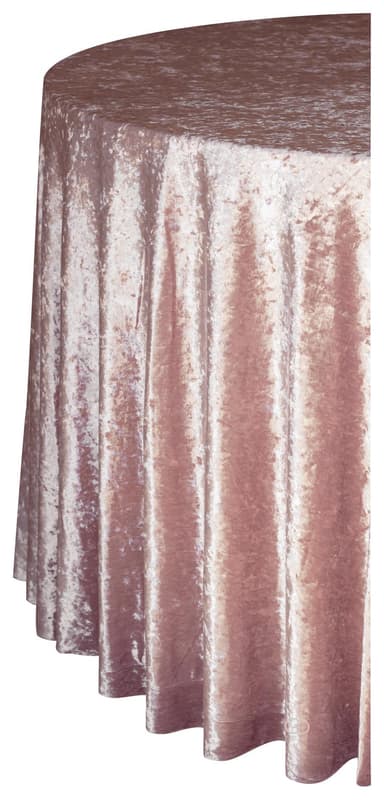HUGO dusty pink round tablecloth