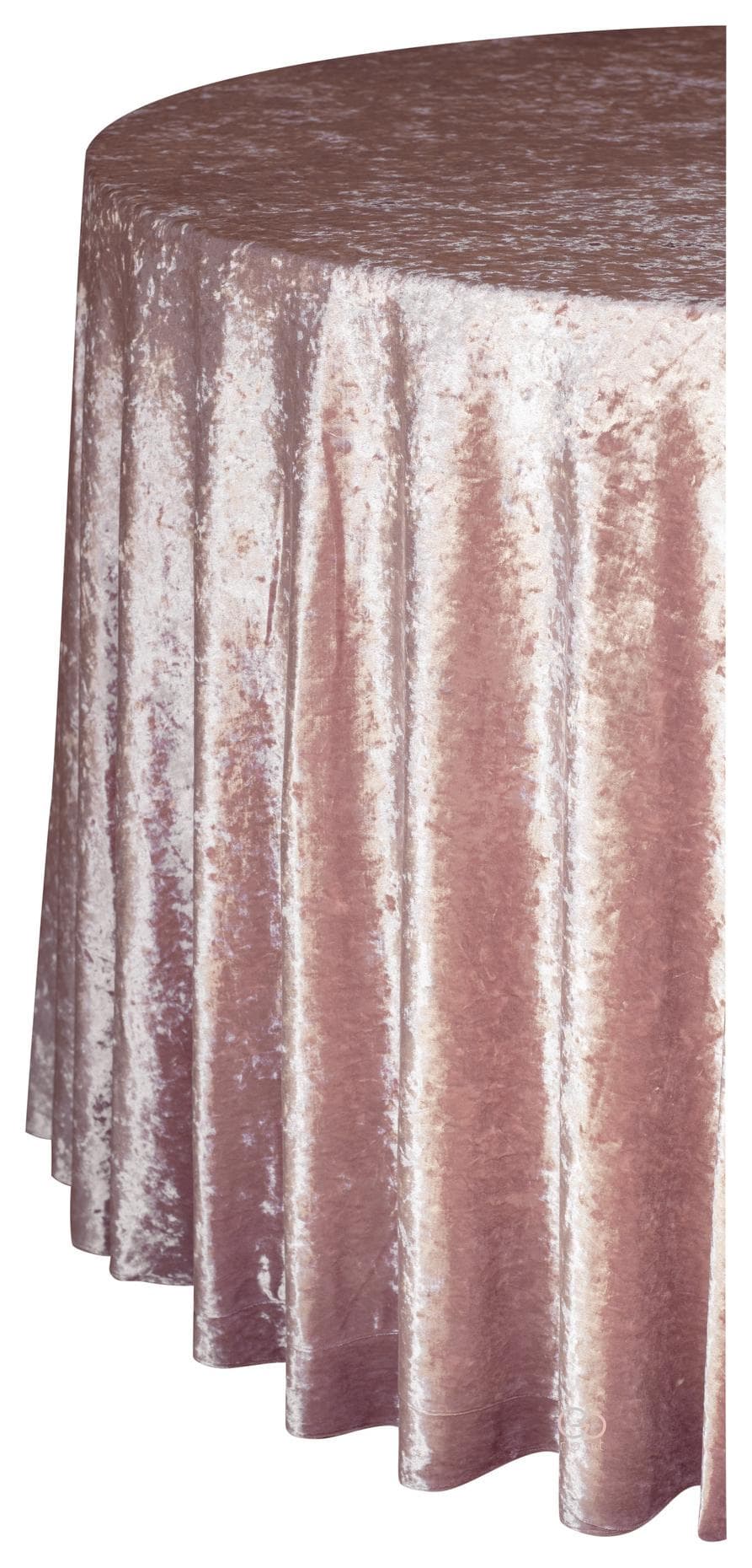HUGO dusty pink round tablecloth