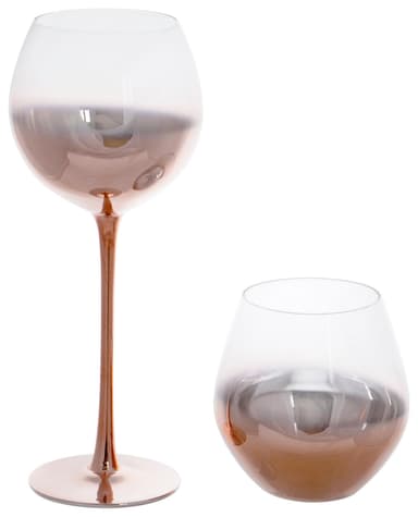 ALONSO copper glass, set of 2