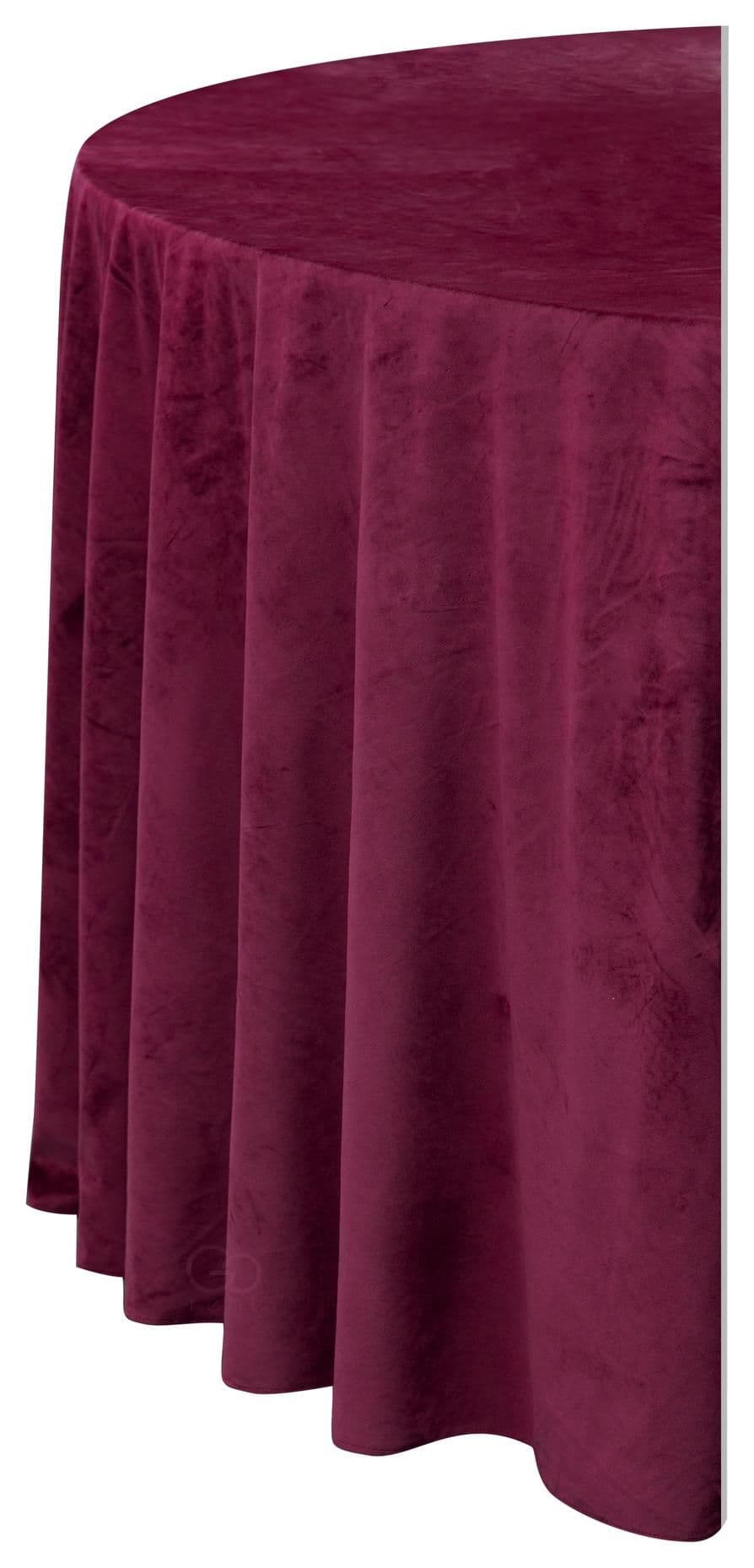 ALT burgundian round tablecloth