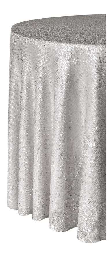 HARMONY silver round sequin layout