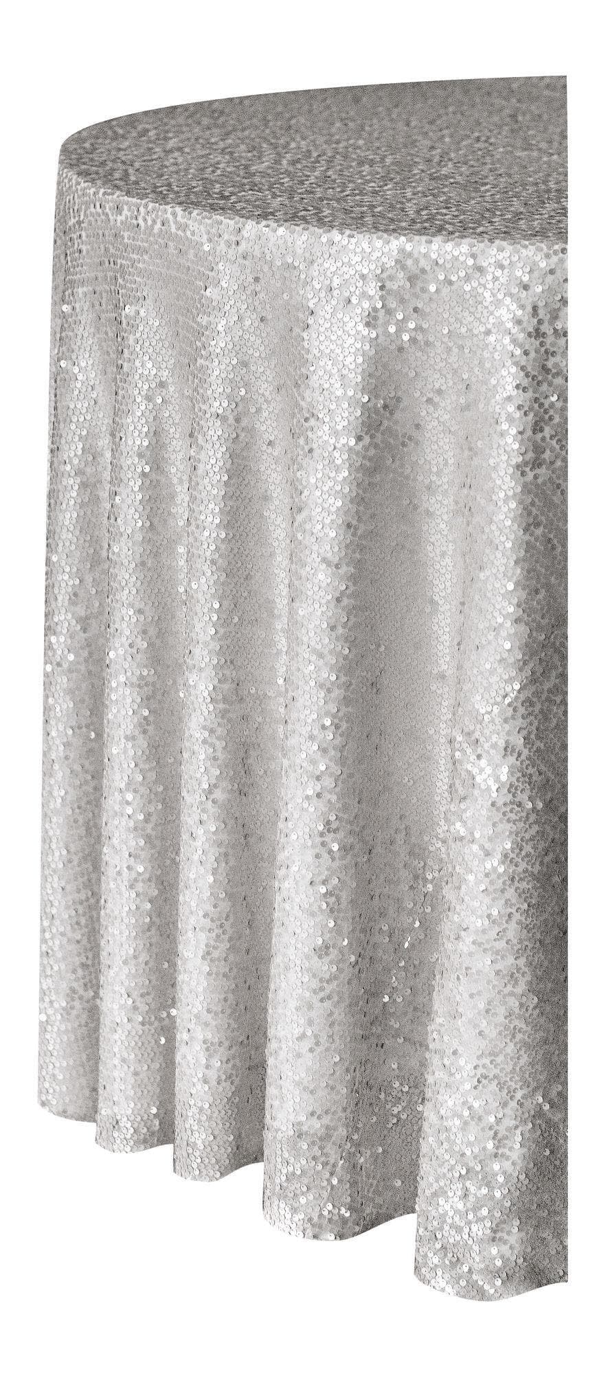 HARMONY silver round sequin layout
