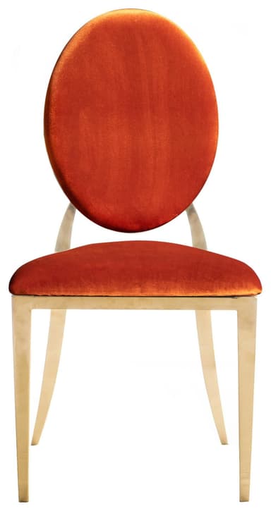 DUPONT chair pumpkin color with gold