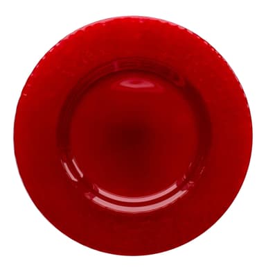 DAMRAU red charger plate