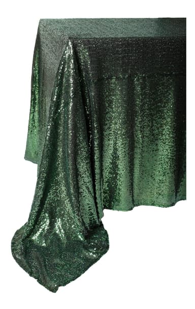 HARMONY green rectangular sequin layout