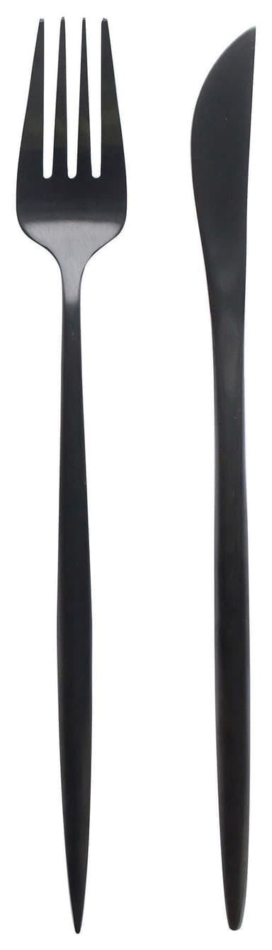 BAKER black cutlery, set of 2