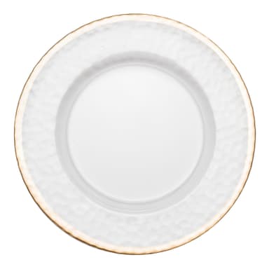 DAMRAU gold rim charger plate