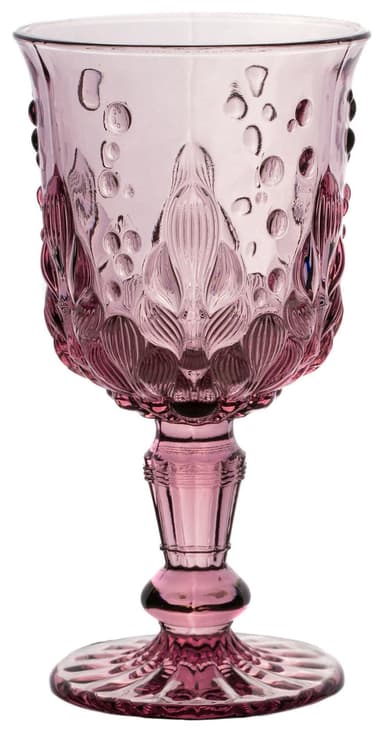 TILL pink goblet glass