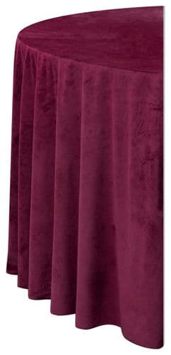ALT burgundian round tablecloth