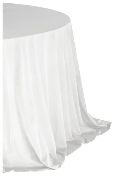 LARGO white round tablecloth #101