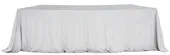 Velvet tablecloth LARGO for 1 SERPENTINE table section — pearl grey #104