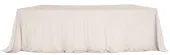 Velvet tablecloth LARGO for 1 SERPENTINE table section — beige #103