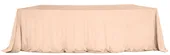 Velvet tablecloth LARGO for 1 SERPENTINE table section — peach #109