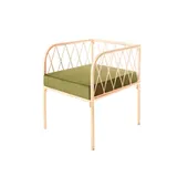 One-seating bench LIEPA in grass green #115