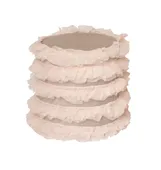 Round RUFFLES pouf – medium, #815