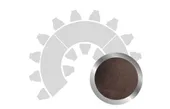 HORSESHOE-SHAPED table set in SILVER with CHOCOLATE VELVET top #114