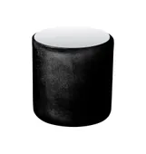 Medium NORMAN TABLE with mirrored top, black #112