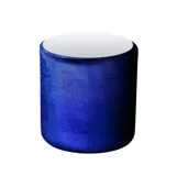 Medium NORMAN TABLE with mirrored top, royal blue #906