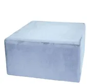 Cube pouf ARNO large, blue #107