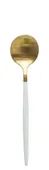 White-gold BAKER dessert spoon