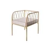 One-seating bench LIEPA in beige #103