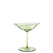 Green MUSSET cocktail glass
