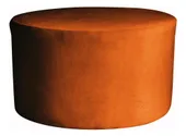 Large round NORMAN pouf, pumpkin color #345