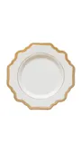 White ALLEN bread plate