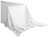 LARGO XL white rectangular tablecloth #101