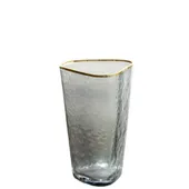 Smoke EVANS highball with gold rim