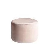 Small round NORMAN pouf, ice pink #303