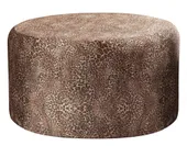 Large round NORMAN pouf, leopard print #343