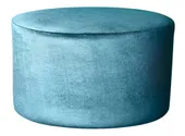 Large round NORMAN pouf, ice blue #903/921
