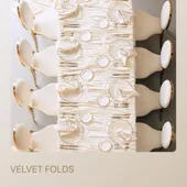 VELVET FOLDS package — for 8 guests