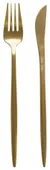 Gold BAKER cutlery, set of 2