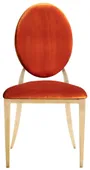 Gold DUPONT velvet chair, pumpkin color #320