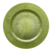 Green CABALLE charger plate