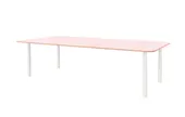 MOTIF KIDS rectangular table with PINK VELVET top #110