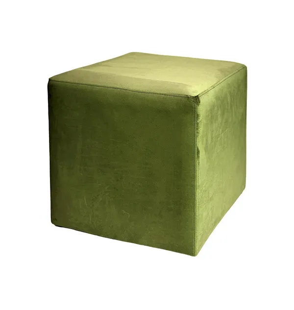 ARNO medium cube pouf, grass green #115