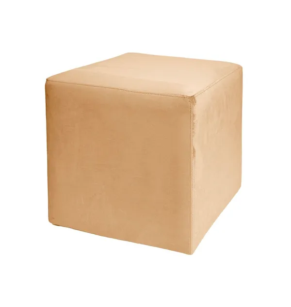ARNO medium cube pouf, peach #109