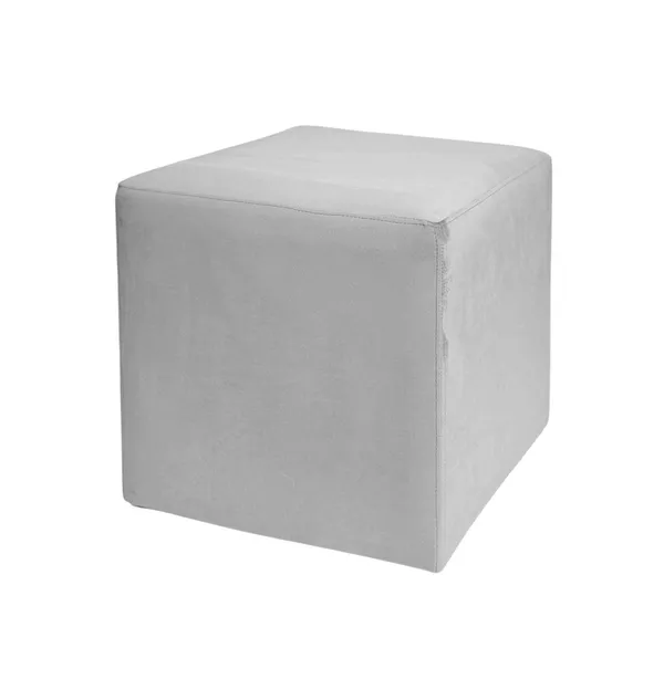 ARNO medium cube pouf, pearl grey #104