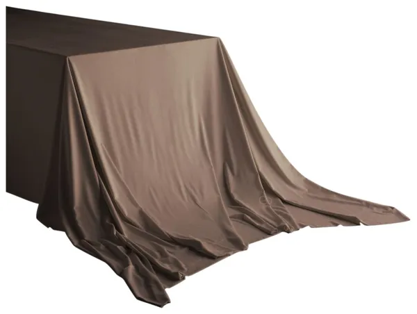 LARGO XL chocolate rectangular tablecloth #114