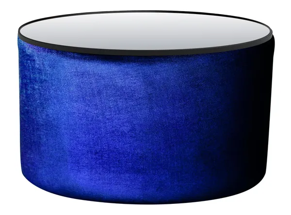 NORMAN TABLE large with mirrored top, royal blue #346