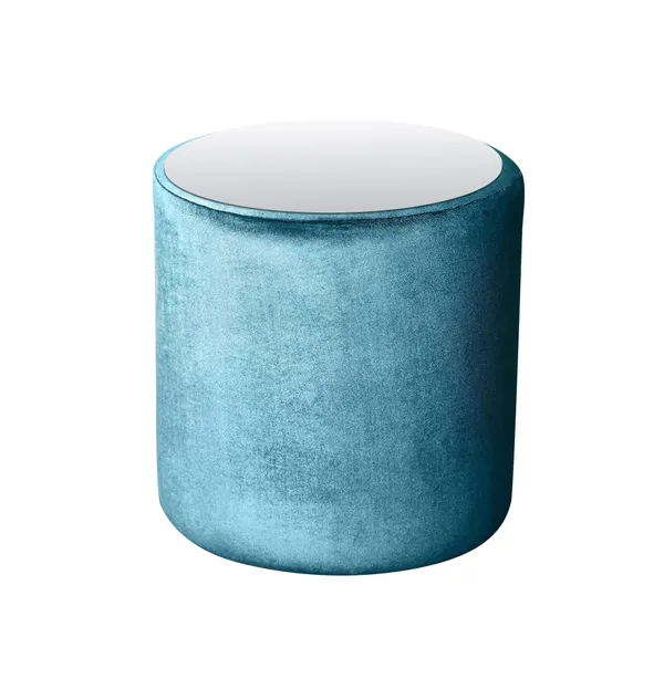 Medium NORMAN TABLE with mirrored top, ice blue #355/921