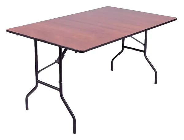 Rectangular folding table JONES 240 cm*100 cm with molleton cover