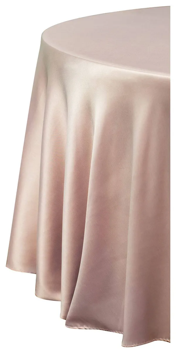 Round tablecloth ACCORD in rose beige #207