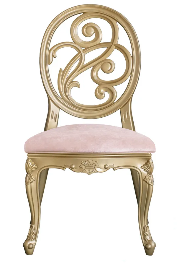 ORPHEUS chair velvet ice pink #303