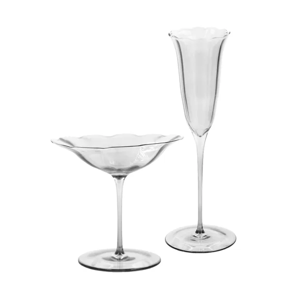 Clear MUSSET glass, set of 2