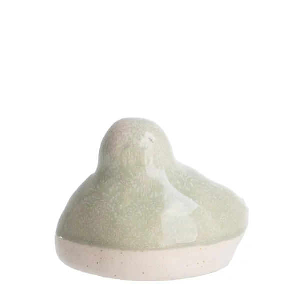 PASSER green bird figurine