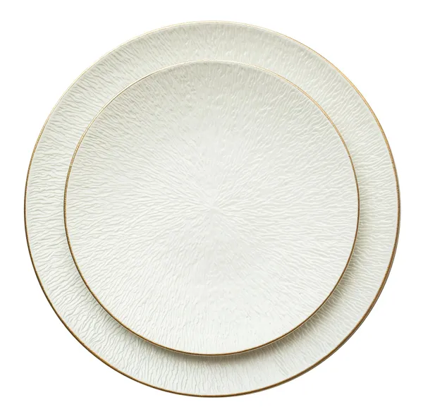 White BRUKS plate, set of 2